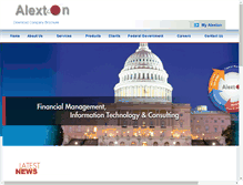 Tablet Screenshot of alexton.com